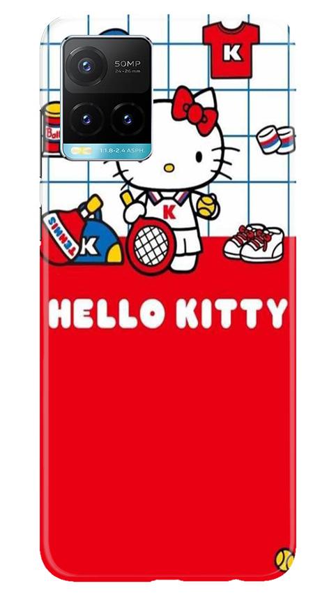 Hello Kitty Mobile Back Case for Vivo Y33s (Design - 363)