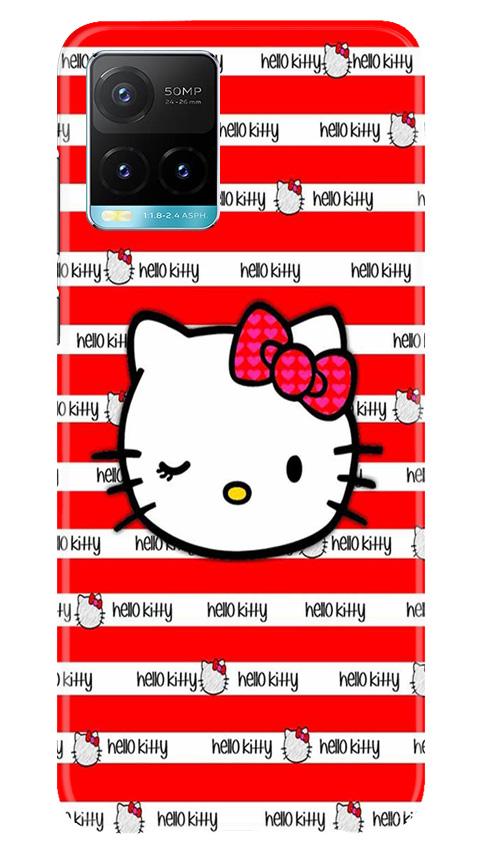 Hello Kitty Mobile Back Case for Vivo Y33s (Design - 364)