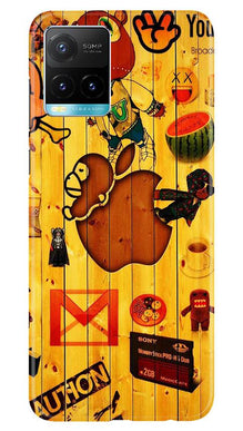 Wooden Texture Mobile Back Case for Vivo Y33s (Design - 367)