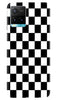 Black White Boxes Mobile Back Case for Vivo Y33s (Design - 372)