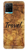 Travel Mobile Back Case for Vivo Y33s (Design - 375)