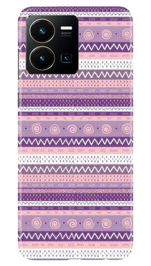 Zigzag line pattern3 Mobile Back Case for Vivo Y35 (Design - 11)