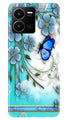 Blue Butterfly Case for Vivo Y22