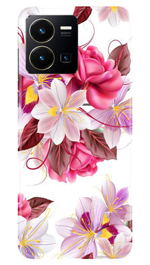 Beautiful flowers Mobile Back Case for Vivo Y22 (Design - 23)