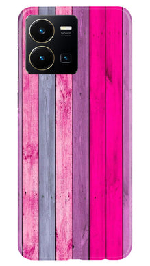 Wooden look Mobile Back Case for Vivo Y35 (Design - 24)