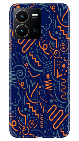 Line Art Baground Case for Vivo Y22
