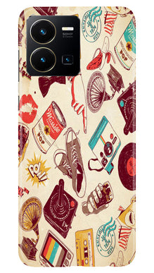 Vintage Mobile Back Case for Vivo Y35 (Design - 35)