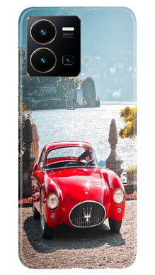 Vintage Car Mobile Back Case for Vivo Y22 (Design - 51)