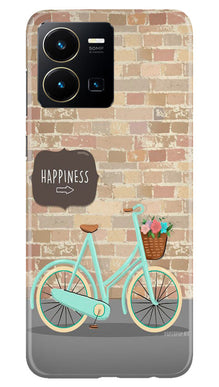Happiness Mobile Back Case for Vivo Y22 (Design - 53)