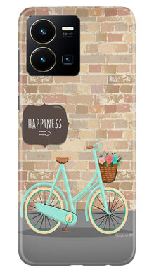 Happiness Mobile Back Case for Vivo Y35 (Design - 53)