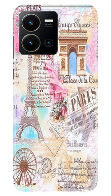 Paris Eiftel Tower Mobile Back Case for Vivo Y35 (Design - 54)