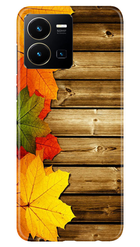 Wooden look3 Case for Vivo Y35