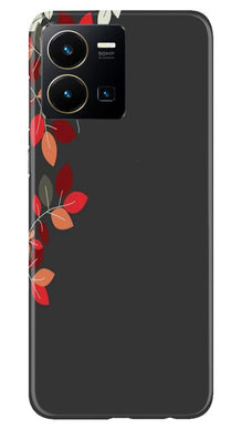 Grey Background Mobile Back Case for Vivo Y35 (Design - 71)