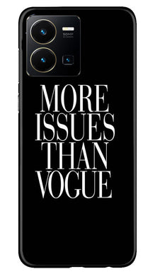 More Issues than Vague Mobile Back Case for Vivo Y22 (Design - 74)