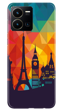 Eiffel Tower2 Mobile Back Case for Vivo Y35 (Design - 91)