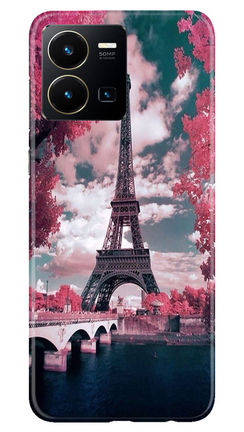 Eiffel Tower Case for Vivo Y35  (Design - 101)