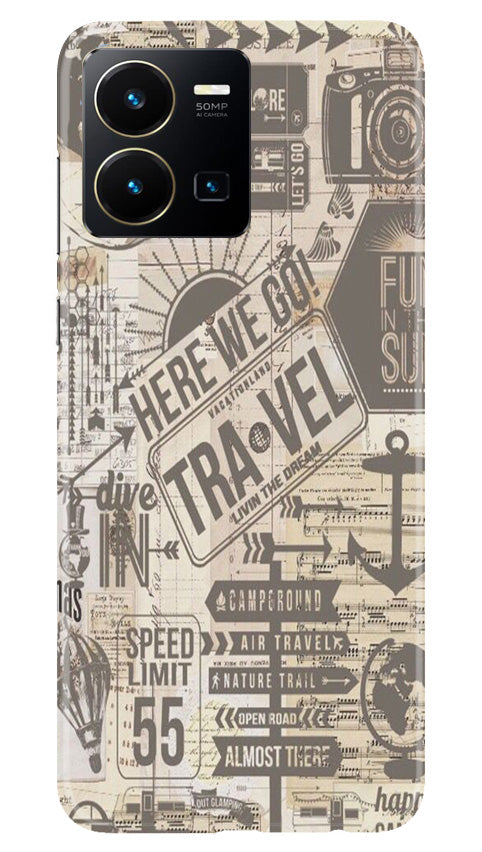 Travel Case for Vivo Y22  (Design - 104)