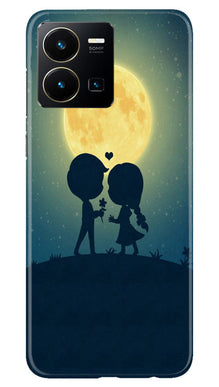 Love Couple Mobile Back Case for Vivo Y35  (Design - 109)