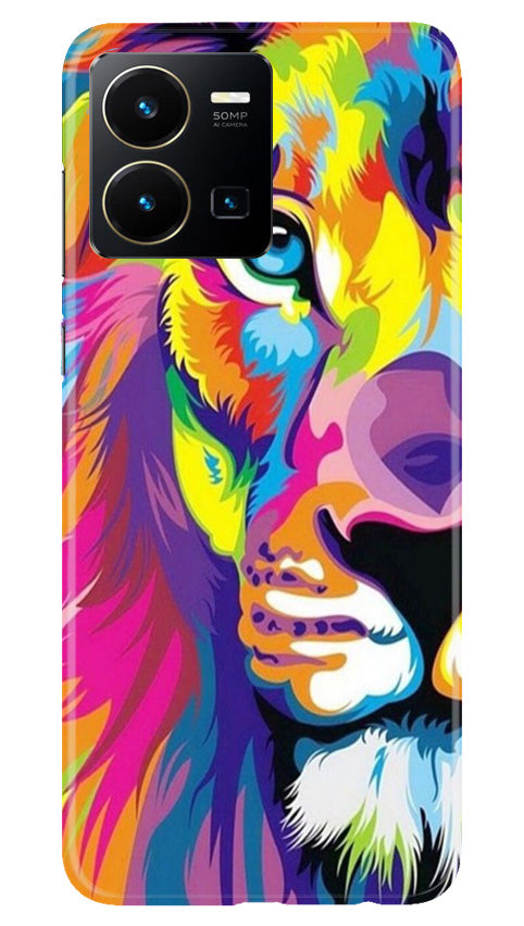 Colorful Lion Case for Vivo Y22  (Design - 110)