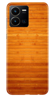 Wooden Look Mobile Back Case for Vivo Y22  (Design - 111)