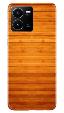 Wooden Look Mobile Back Case for Vivo Y35  (Design - 111)