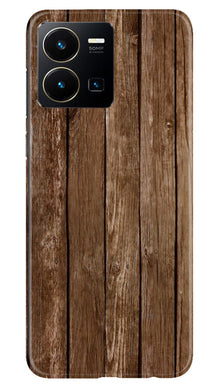Wooden Look Mobile Back Case for Vivo Y35  (Design - 112)