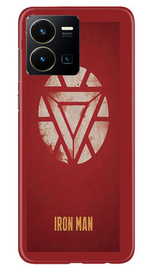 Iron Man Superhero Mobile Back Case for Vivo Y35  (Design - 115)