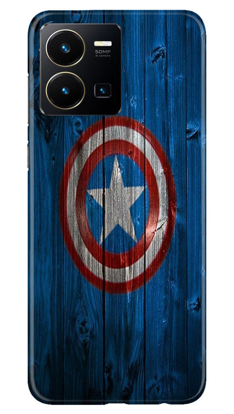 Captain America Superhero Case for Vivo Y22  (Design - 118)