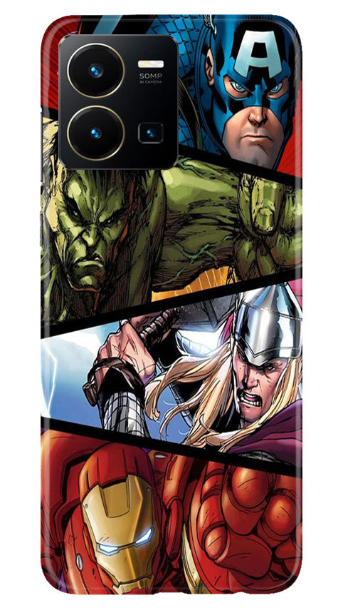 Avengers Superhero Case for Vivo Y22  (Design - 124)