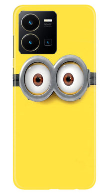 Minions Mobile Back Case for Vivo Y22  (Design - 128)