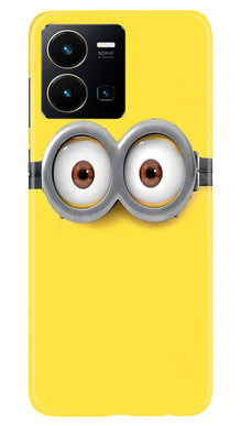 Minions Mobile Back Case for Vivo Y35  (Design - 128)