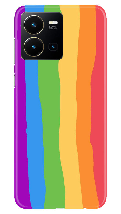 Multi Color Baground Case for Vivo Y35  (Design - 139)