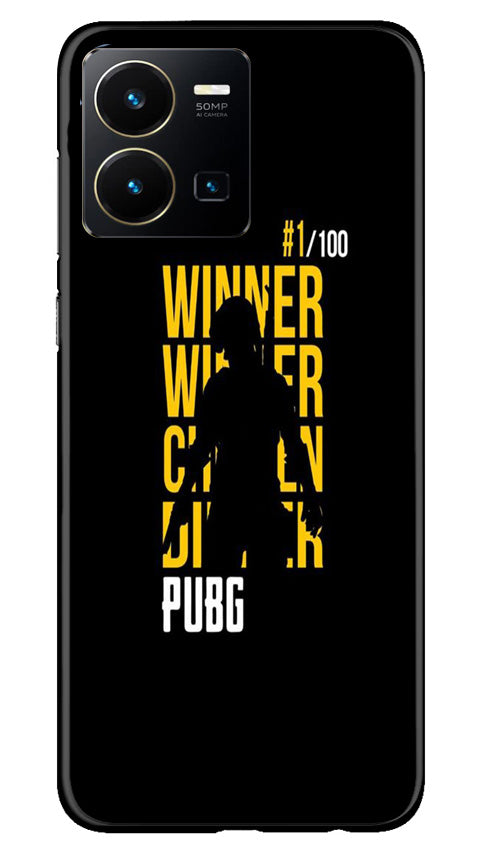 Pubg Winner Winner Case for Vivo Y22  (Design - 146)