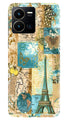 Travel Eiffel Tower Case for Vivo Y35 (Design No. 175)