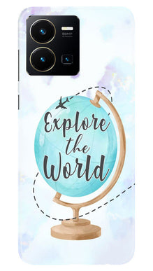 Explore the World Mobile Back Case for Vivo Y22 (Design - 176)
