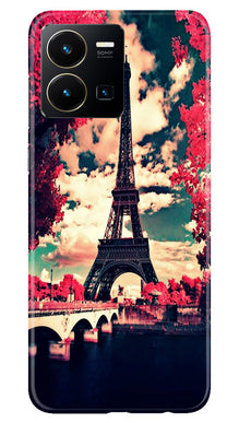 Eiffel Tower Mobile Back Case for Vivo Y22 (Design - 181)