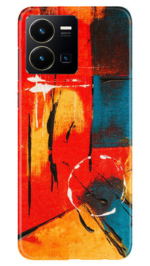 Modern Art Mobile Back Case for Vivo Y35 (Design - 207)