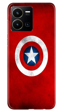 Captain America Mobile Back Case for Vivo Y22 (Design - 249)
