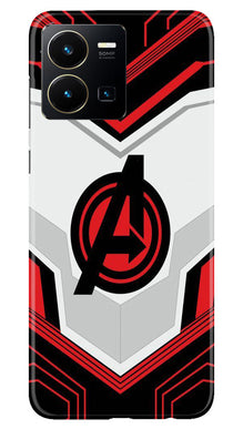 Ironman Captain America Mobile Back Case for Vivo Y35 (Design - 223)