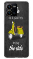 Vintage Scooter Case for Vivo Y35 (Design No. 229)