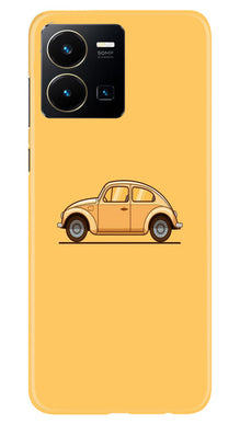 Vintage Car Mobile Back Case for Vivo Y22 (Design - 231)