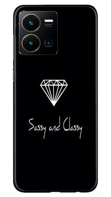 Sassy and Classy Mobile Back Case for Vivo Y22 (Design - 233)