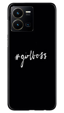 #GirlBoss Mobile Back Case for Vivo Y22 (Design - 235)