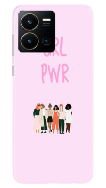Girl Power Mobile Back Case for Vivo Y22 (Design - 236)