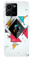 Diffrent Four Color Pattern Case for Vivo Y35 (Design No. 244)