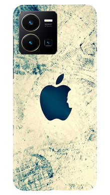 Apple Logo Mobile Back Case for Vivo Y22 (Design - 251)