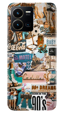 Vintage Design Mobile Back Case for Vivo Y22 (Design - 253)