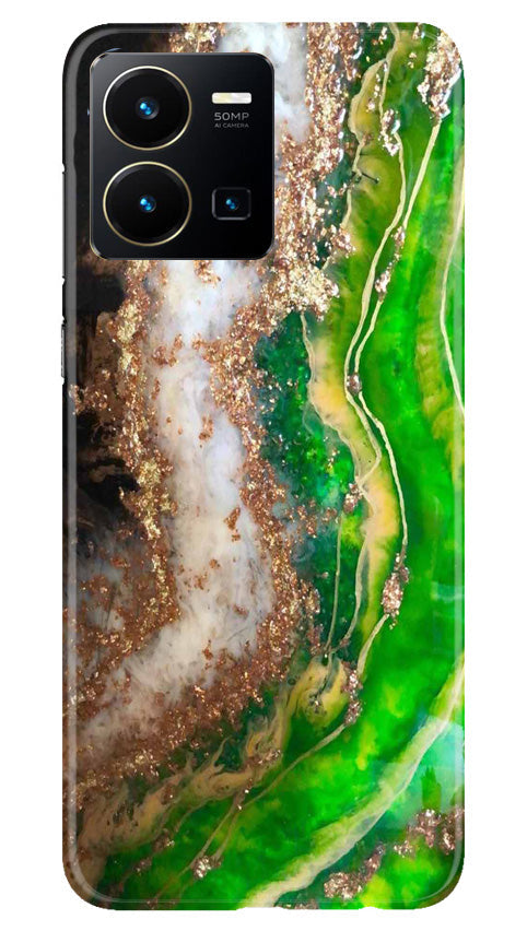 Marble Texture Mobile Back Case for Vivo Y22 (Design - 269)