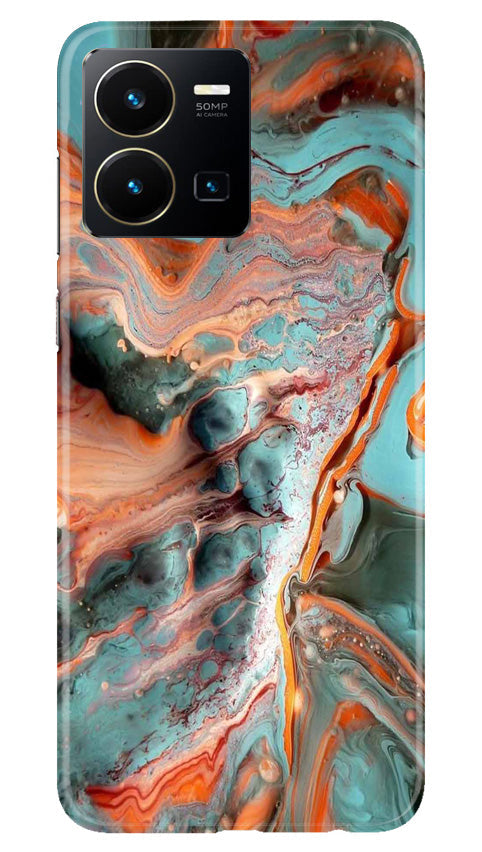 Marble Texture Mobile Back Case for Vivo Y22 (Design - 271)