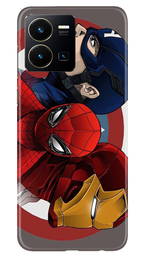 Superhero Mobile Back Case for Vivo Y22 (Design - 273)